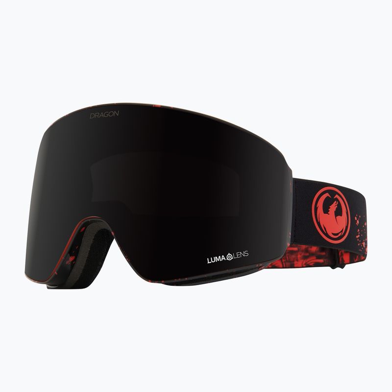 Lyžiarske okuliare DRAGON PXV kaiju/lumalens midnight+lumalens light rose 6