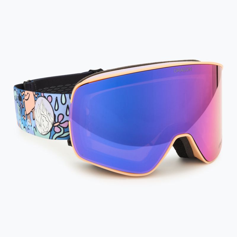 Lyžiarske okuliare DRAGON NFX2 fasani24/lumalens purple ion+lumalens violet 2