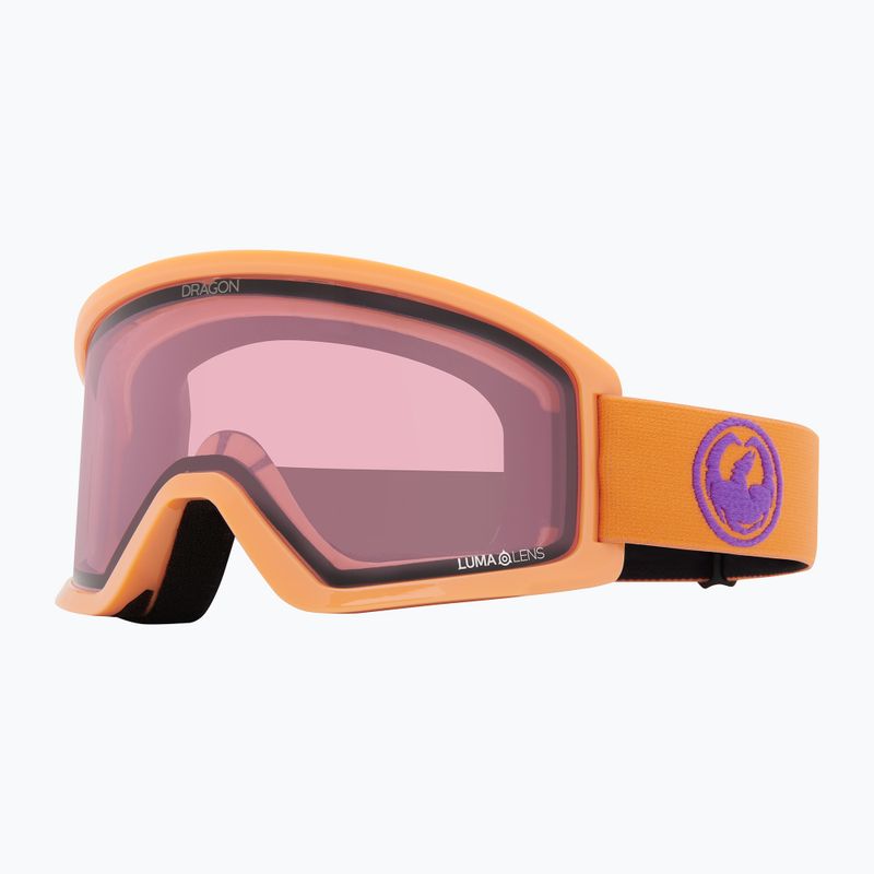 Lyžiarske okuliare DRAGON DX3 OTG apricot/lumalens light rose 5