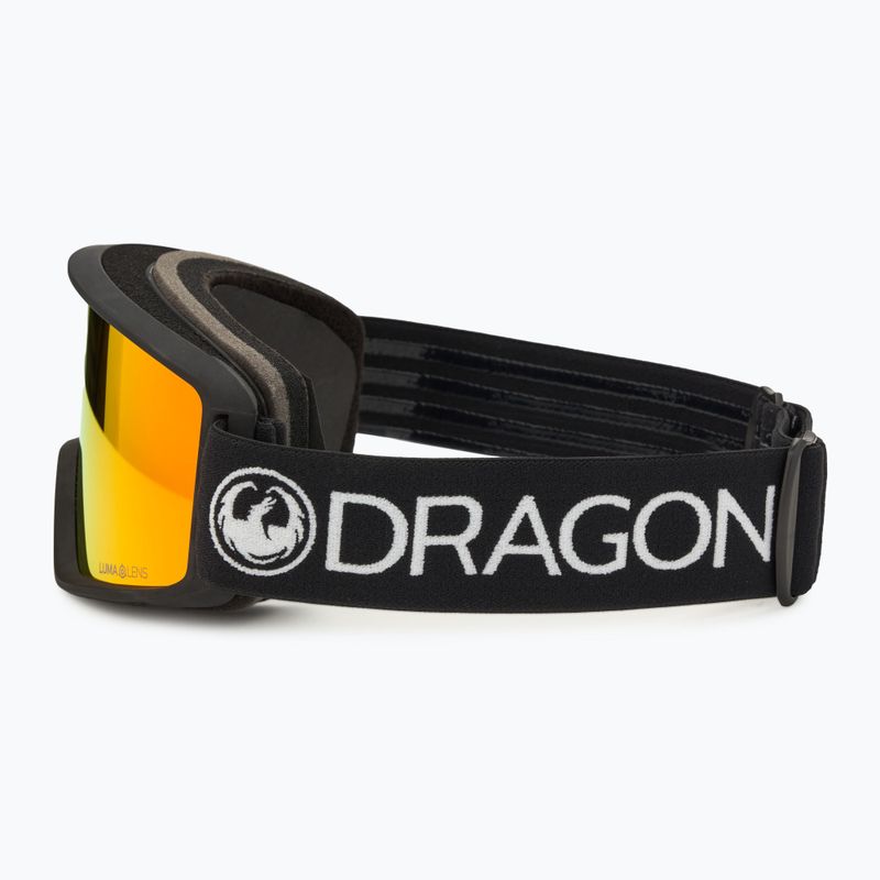 Lyžiarske okuliare DRAGON DXT OTG black/lumalens red ion 4