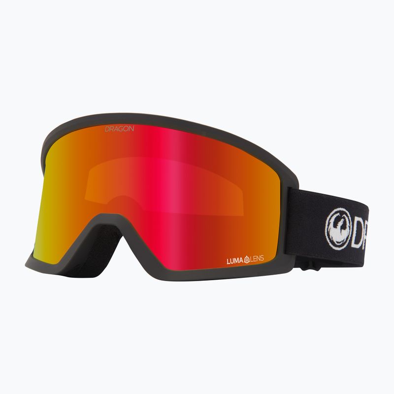 Lyžiarske okuliare DRAGON DXT OTG black/lumalens red ion 5