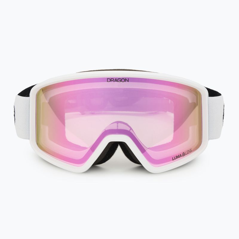 Lyžiarske okuliare DRAGON DXT OTG white/lumalens pink ion 2