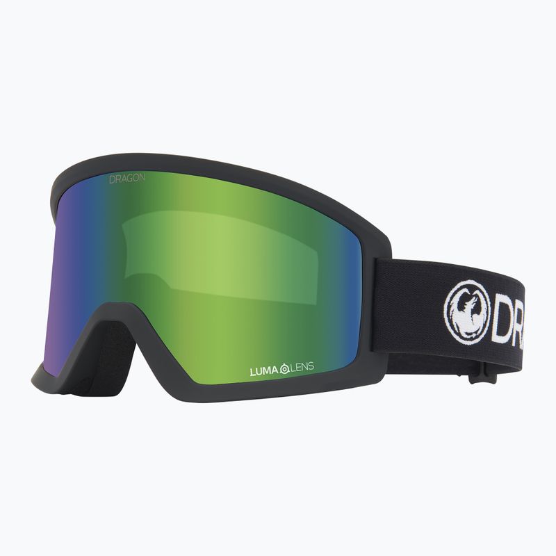 Lyžiarske okuliare DRAGON DX3 L OTG black/lumalens green ion
