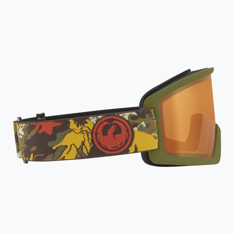 Lyžiarske okuliare DRAGON DX3 L OTG leafy camo/lumalens amber 4