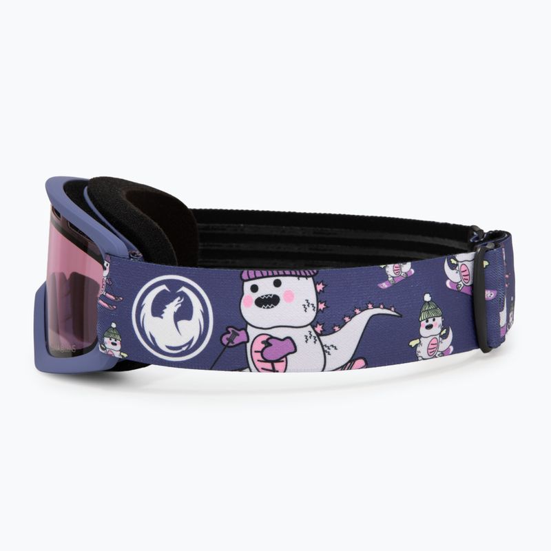 Detské lyžiarske okuliare Dragon LIL D lil kaiju/lumalens light rose 4