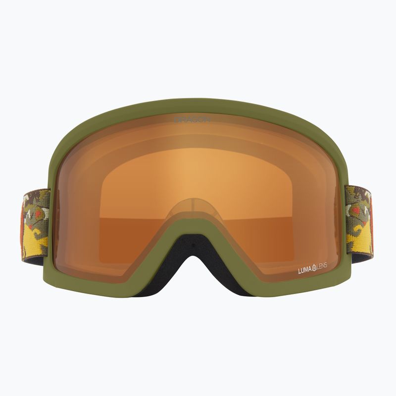 Lyžiarske okuliare DRAGON DXT OTG leafy camo/lumalens amber 2