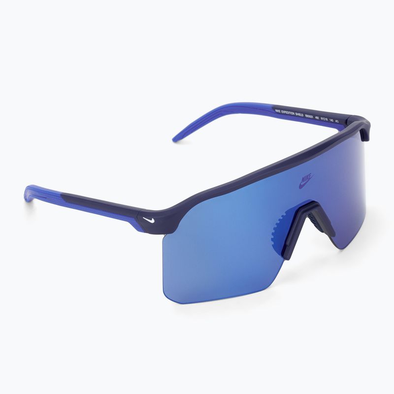 Slnečné okuliare Nike Expedition Shield matte blue void/ blue mirror