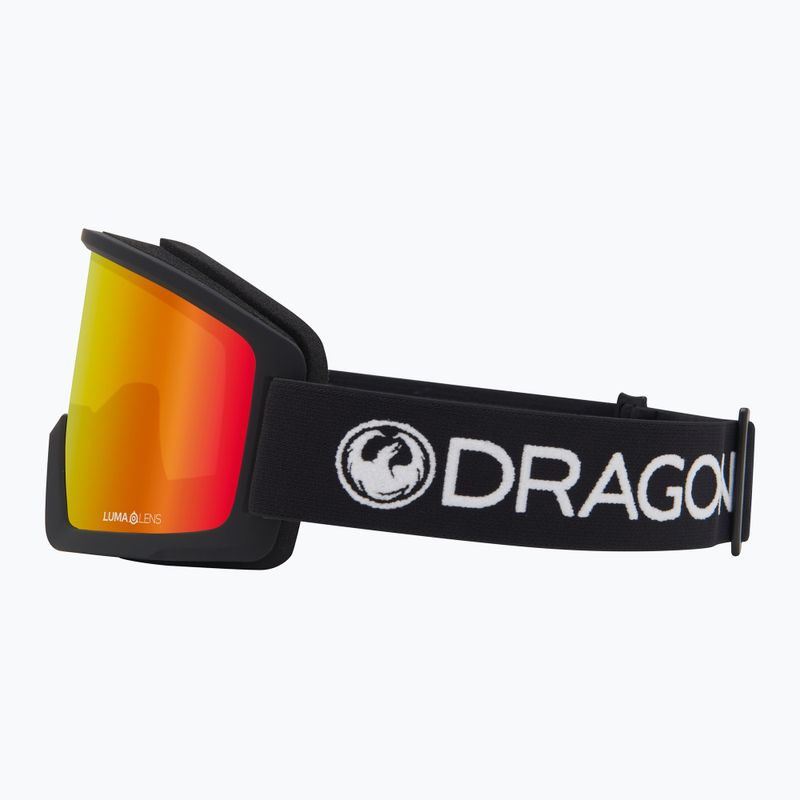 Lyžiarske okuliare DRAGON DX3 OTG Black/Lumalens Red Ion 3