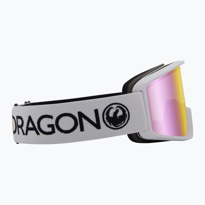 Lyžiarske okuliare DRAGON DX3 OTG white/lumalens pink ion 7