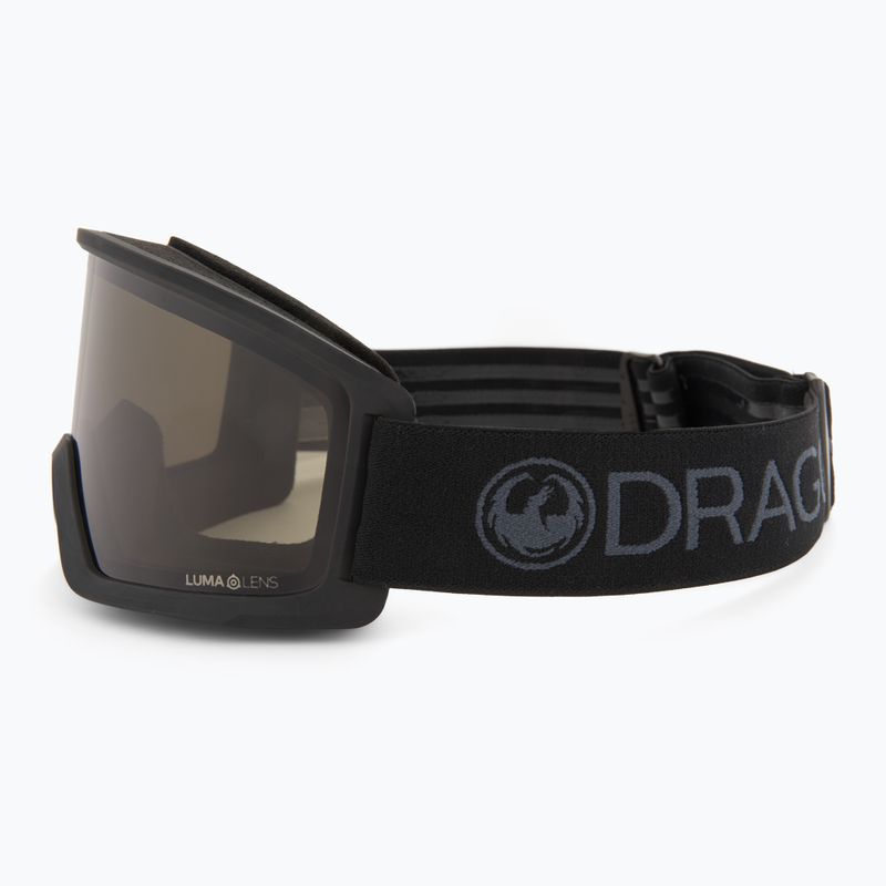 Lyžiarske okuliare DRAGON DX3 OTG blackout/lumalens dark smoke 4