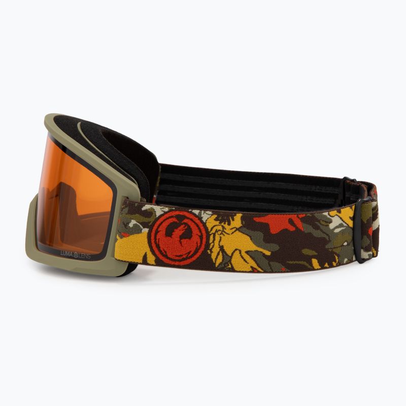 Lyžiarske okuliare DRAGON DX3 OTG leafy camo/lumalens amber 4