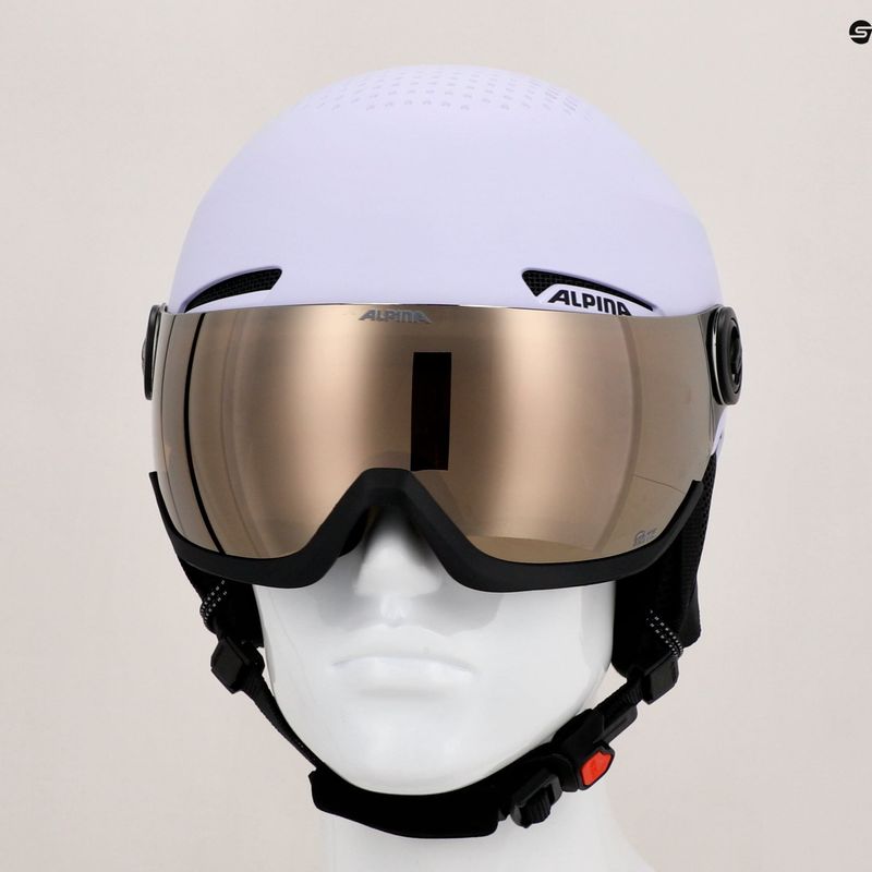 Alpina Arber Visor Q Lite lyžiarska prilba lilac matt 7