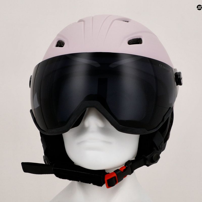 Dámska lyžiarska prilba 4F F032 light pink 11