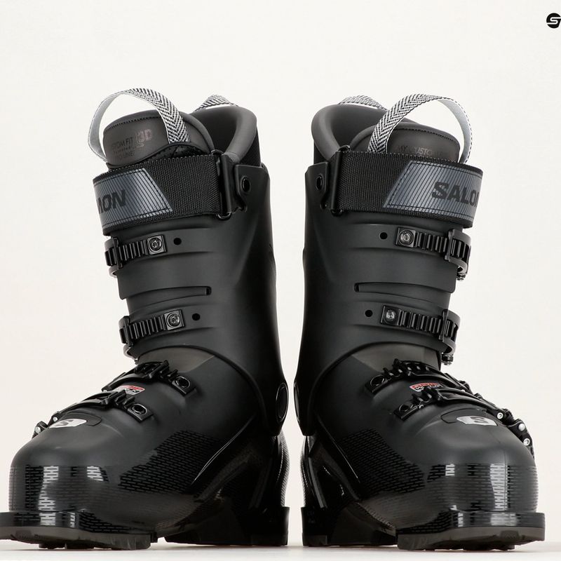 Pánske lyžiarske topánky Salomon S Pro HV 120 black/titanium 1 met./beluga 12