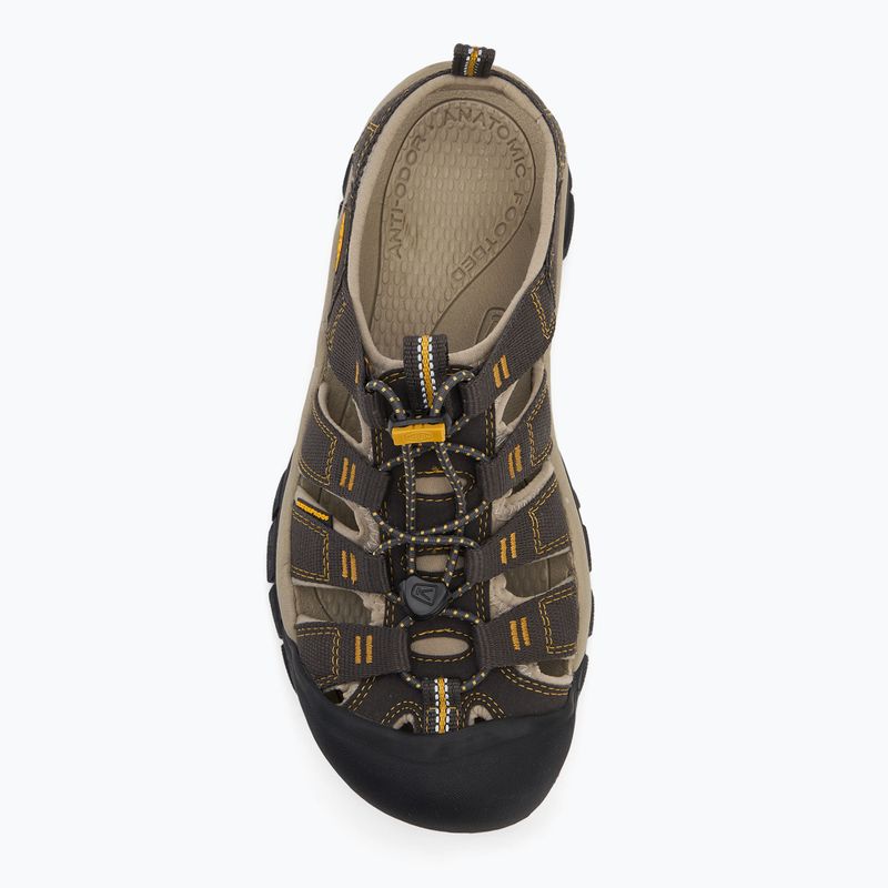 Pánske sandále KEEN Newport H2 raven / aluminium 5