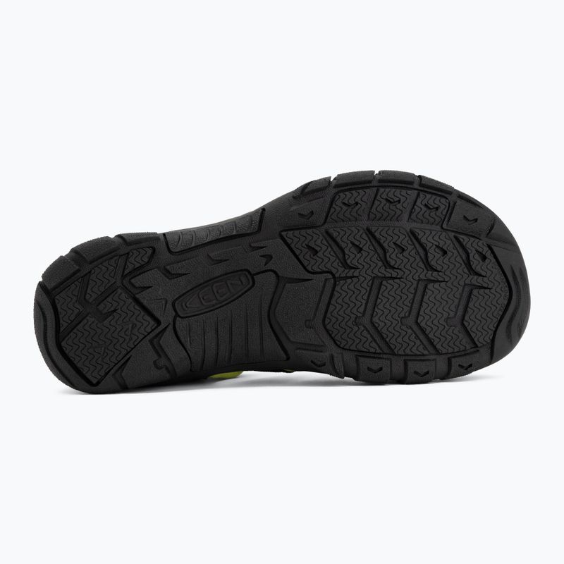 Detské sandále KEEN Newport H2 black/lime green 4