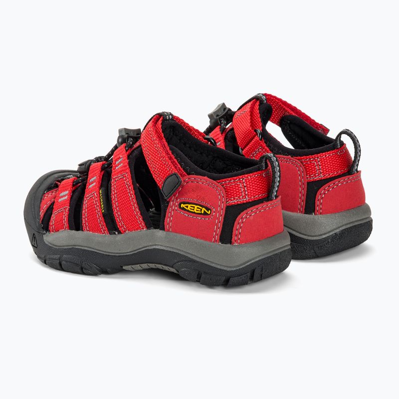 Detské sandále KEEN Newport H2 ribbon red/gargoyle 3