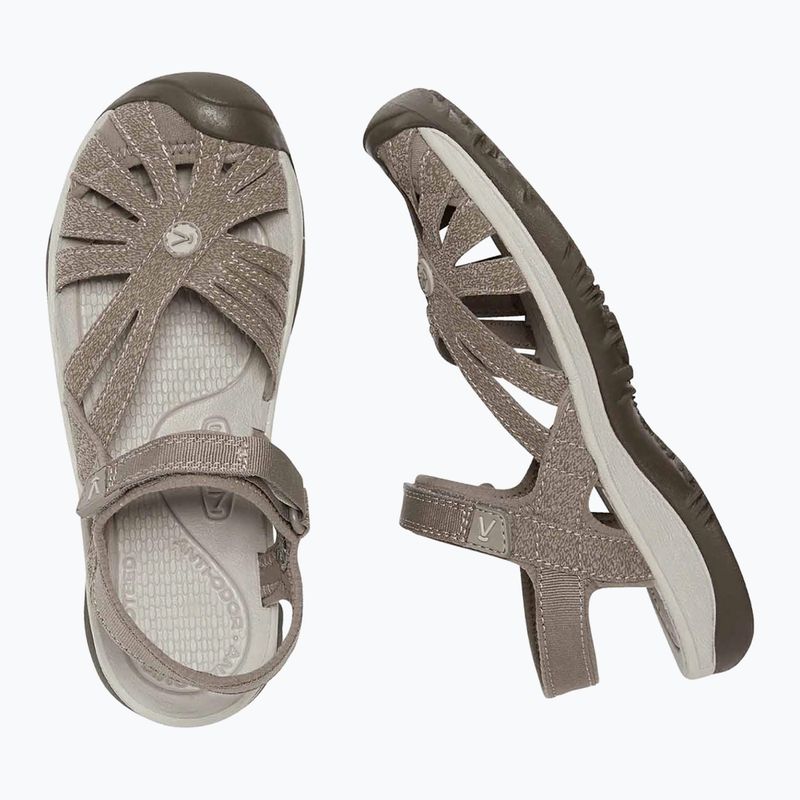 Dámske trekingové sandále KEEN Rose brindle/shitake 10