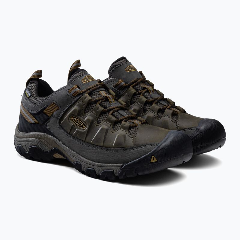 Pánske trekové topánky KEEN Targhee III Wp green-brown 1017784 5