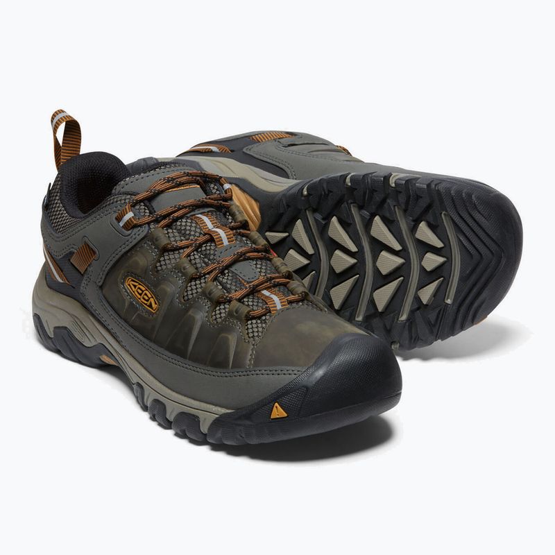 Pánske trekové topánky KEEN Targhee III Wp green-brown 1017784 12