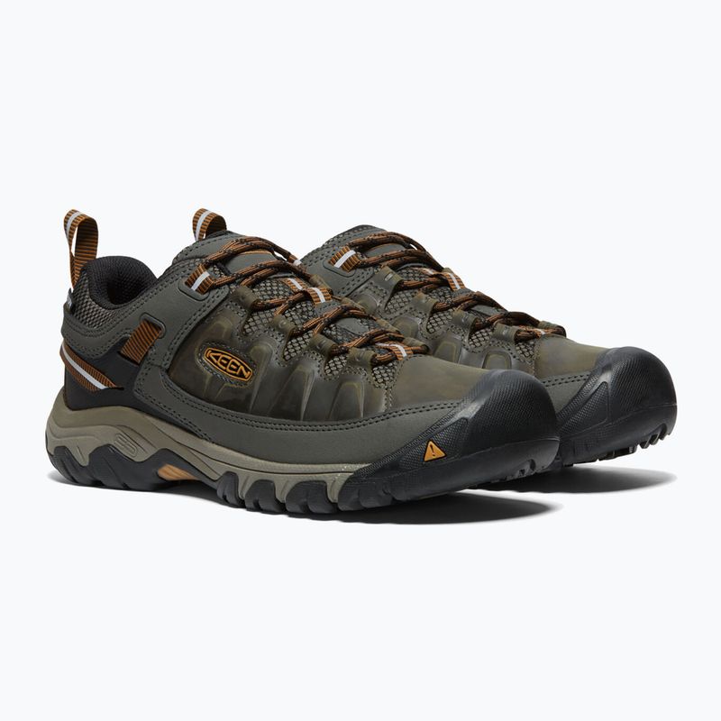 Pánske trekové topánky KEEN Targhee III Wp green-brown 1017784 13