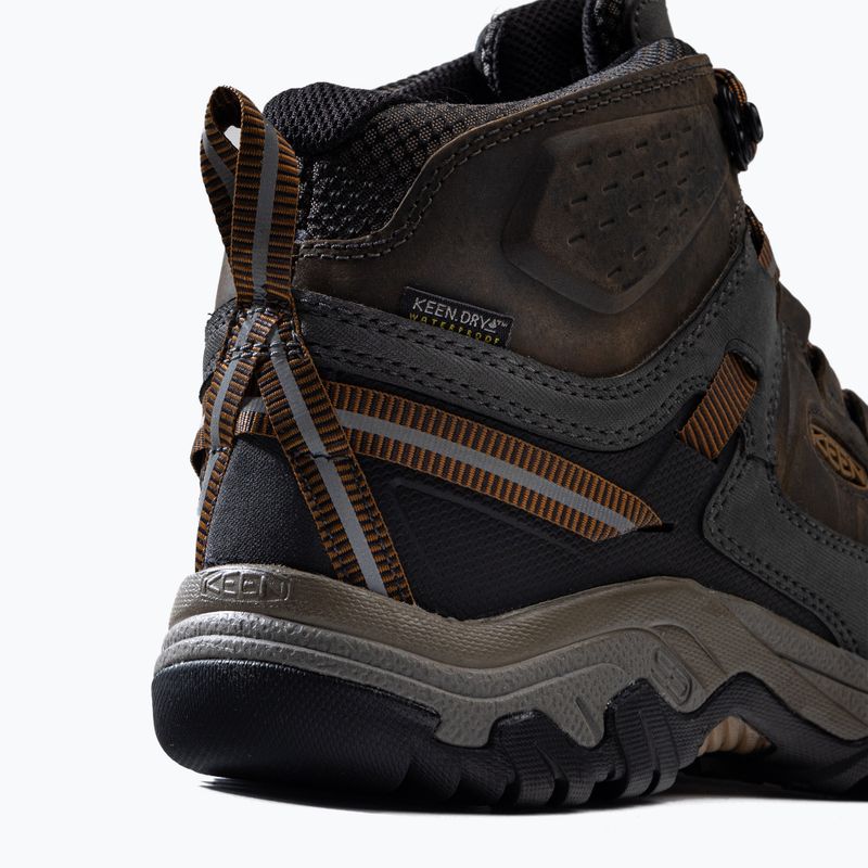 Pánske trekové topánky KEEN Targhee III Mid black olive 1017787 8