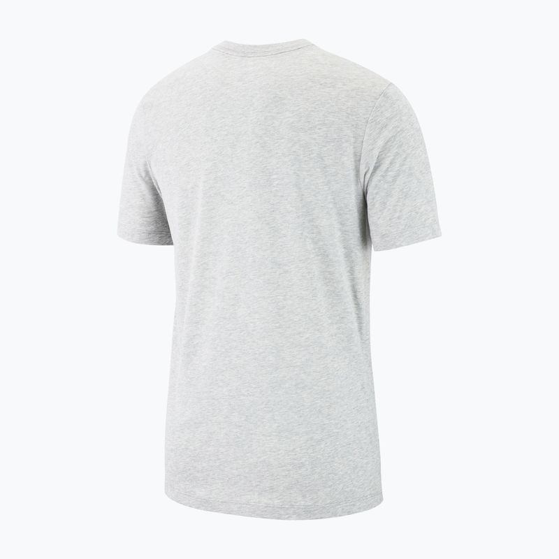 Pánske tričko Nike Dri-Fit dark grey heather/black 6