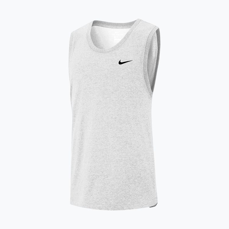 Pánske tréningové tričko Nike Dri-Fit TT dark grey heather/black 5