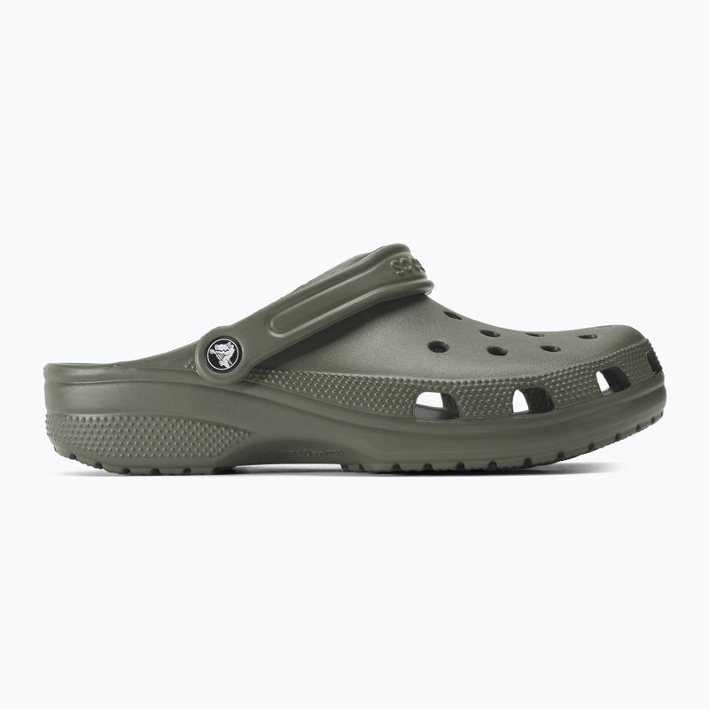 Pánske žabky Crocs Classic dusty olive 3