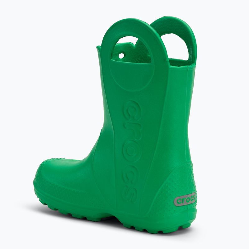 Detské gumáky Crocs Handle It Rain Boot Kids Kaloos grass green 3