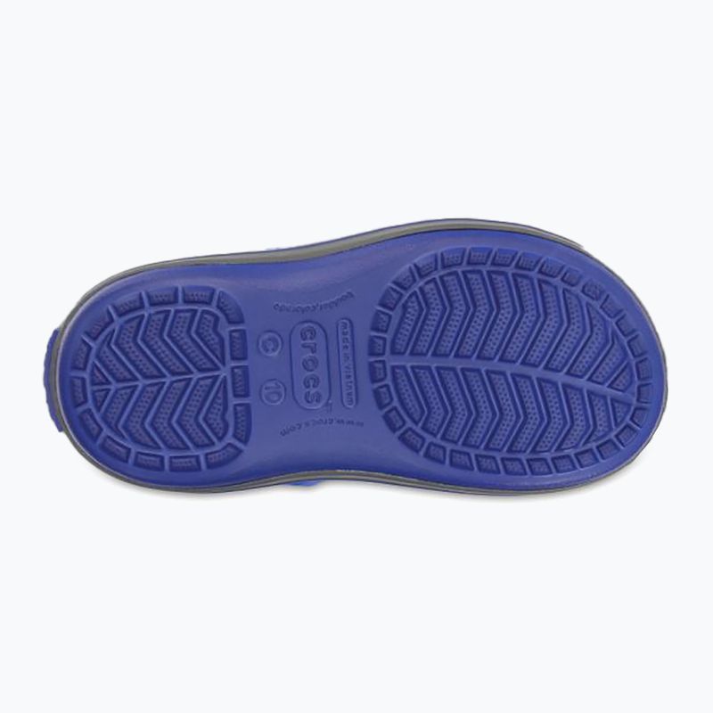 Detské snehové topánky Crocs Winter Puff Cerulean Blue/Svetlo šedá 4