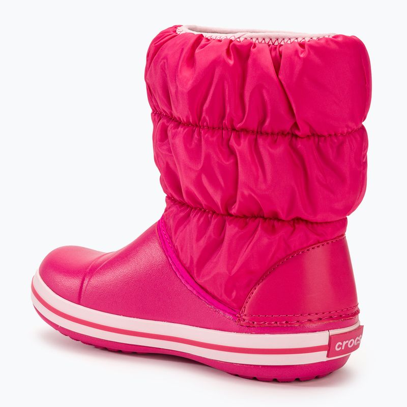 Crocs Winter Puff Detské snehové topánky candy pink 3