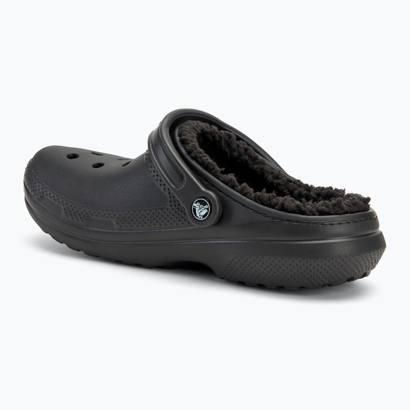 Šľapky Crocs Classic Lined Clog black/black 4