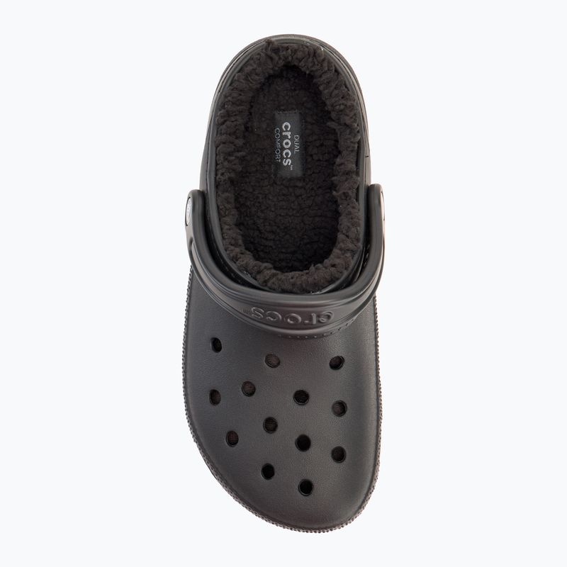 Šľapky Crocs Classic Lined Clog black/black 6