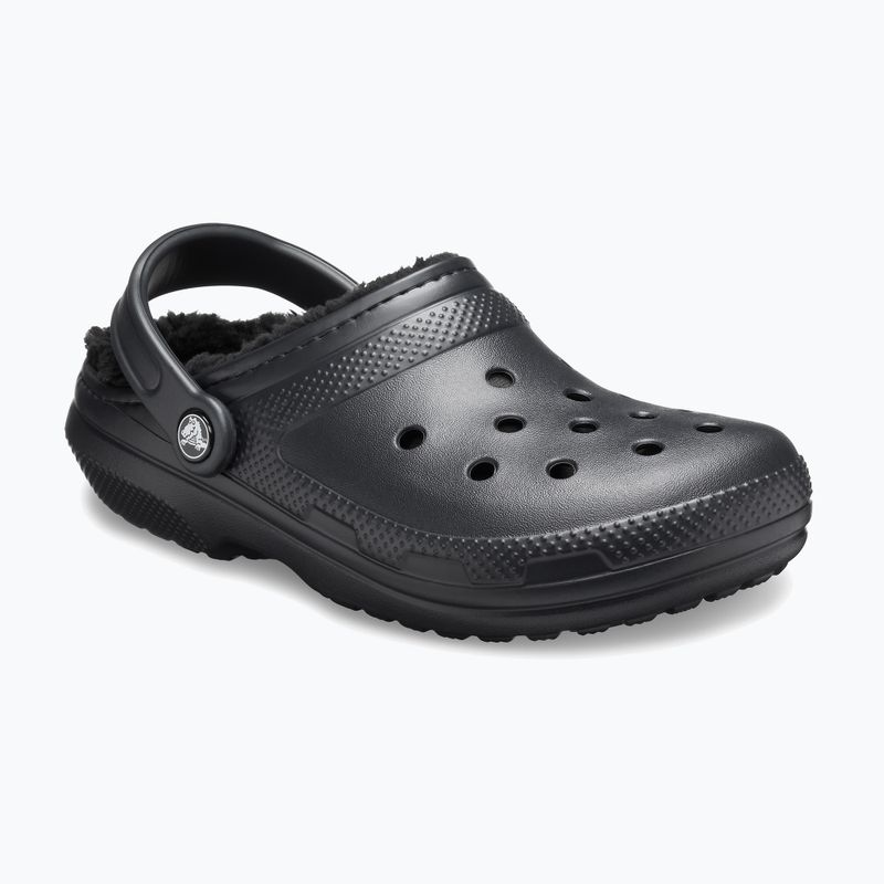 Šľapky Crocs Classic Lined Clog black/black 9