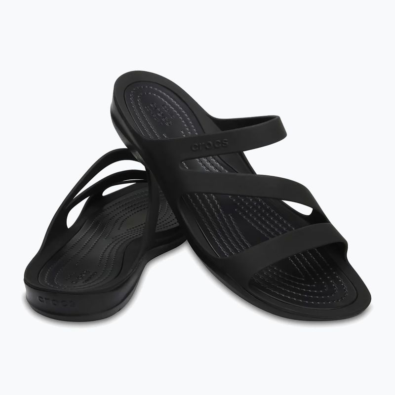 Nazúvaky Crocs Swiftwater Sandal W black/black 203998-060 6