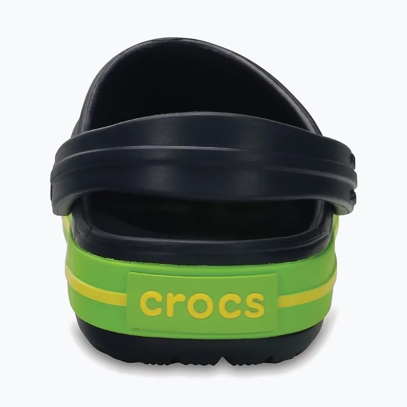 Crocs Crocband Clog Detské žabky navy/volt green 4