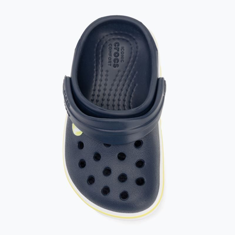 Crocs Crocband Clog Detské žabky navy/citrus 6