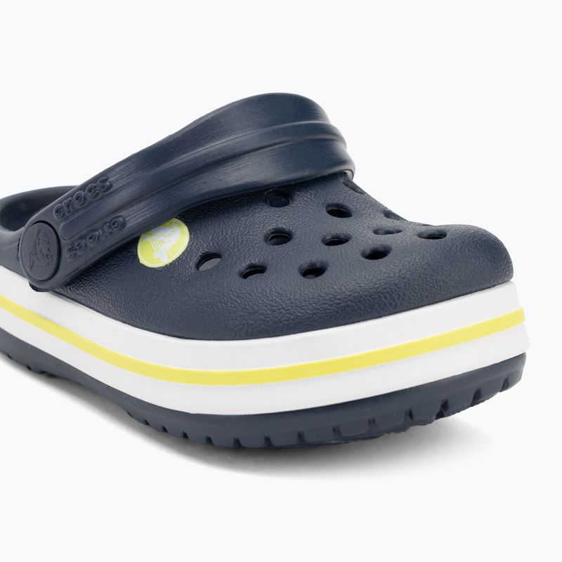 Crocs Crocband Clog Detské žabky navy/citrus 8