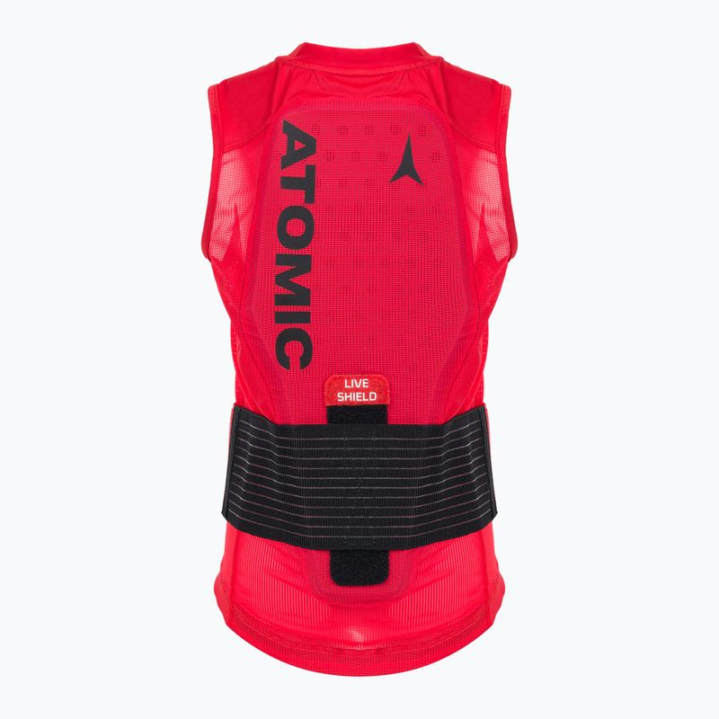 Detský lyžiarsky chránič Atomic Live Shield Vest JR red AN52522 2