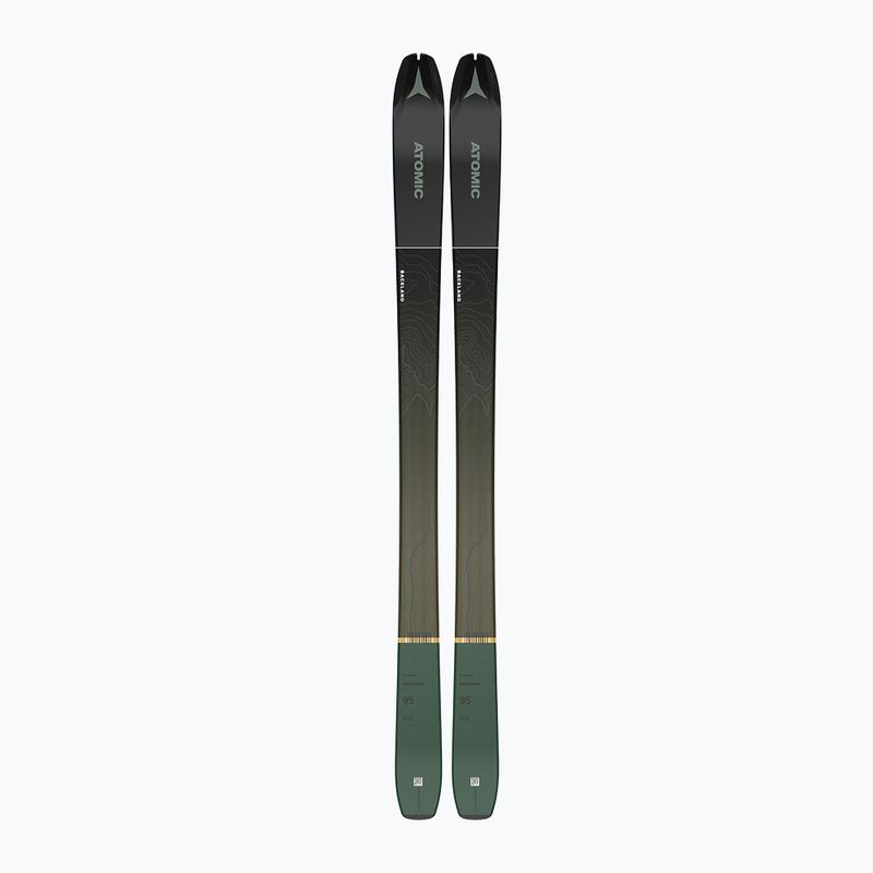 Pánske lyže Atomic Backland 95 + Skins black/green AAST164 9