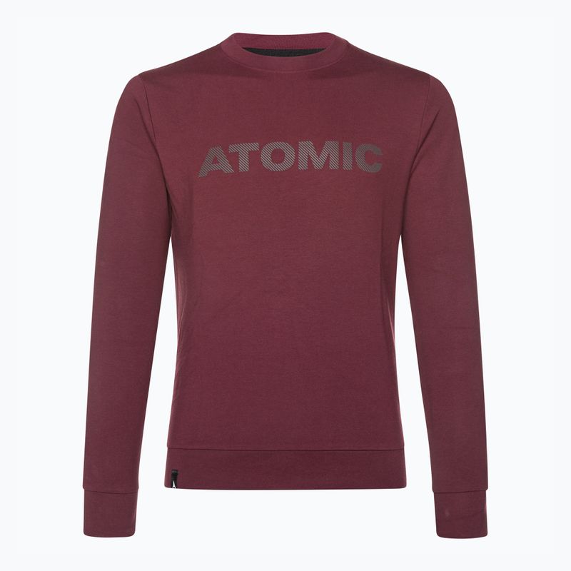 Pánska mikina Atomic Alps Sweater bordová 3