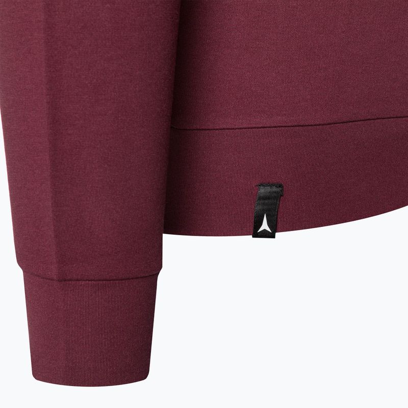 Pánska mikina Atomic Alps Sweater bordová 6