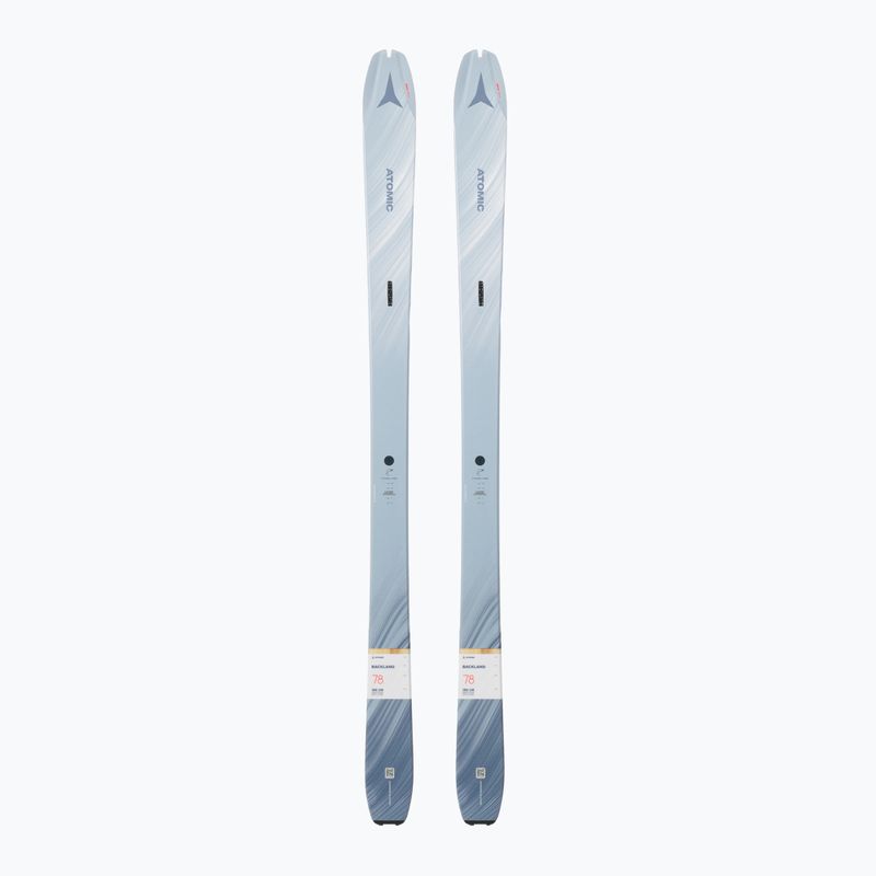 Dámske skate lyže Atomic Backland 78W + Skins grey AAST1928
