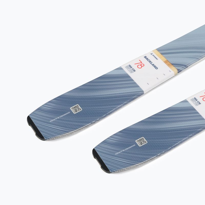 Dámske skate lyže Atomic Backland 78W + Skins grey AAST1928 9
