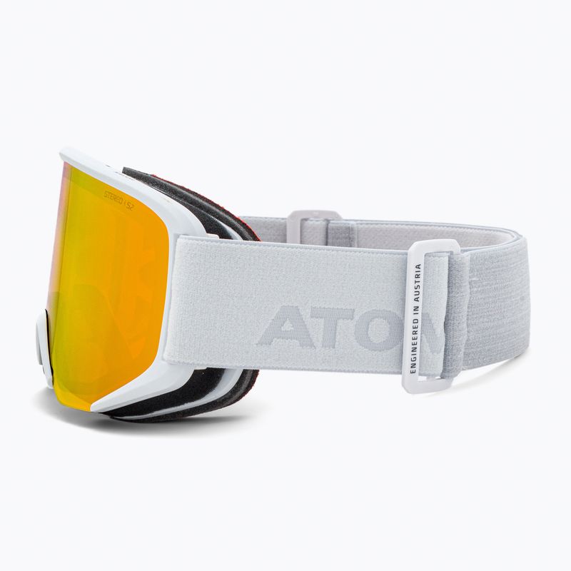 Lyžiarske okuliare Atomic Savor Stereo light grey/red stereo AN516288 4