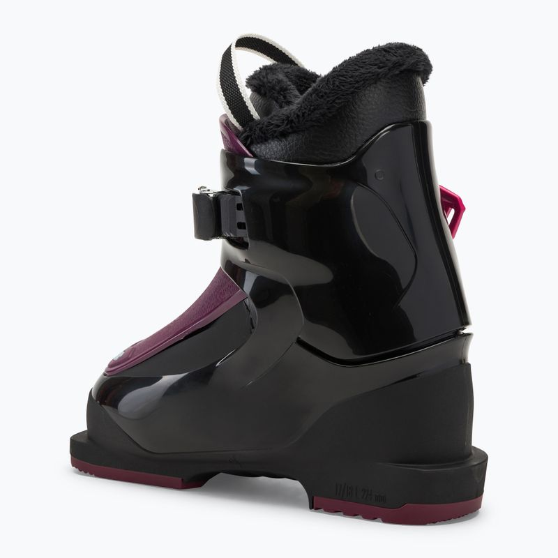 Detské lyžiarske topánky Atomic Hawx Kids 1 black/violet/pink 2