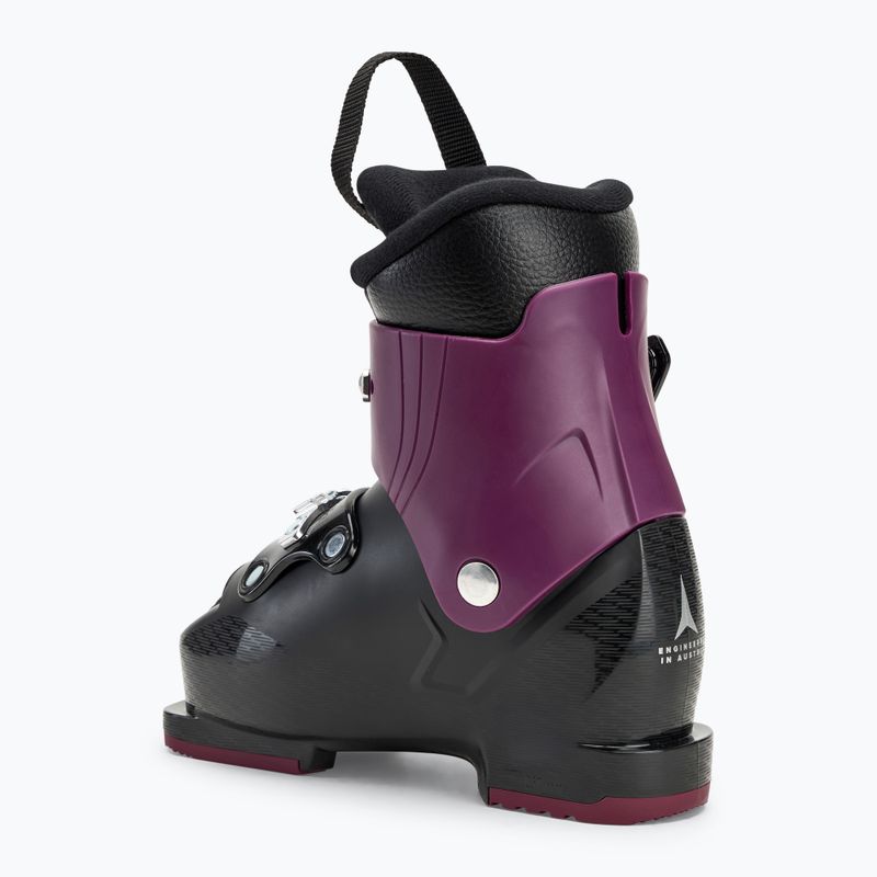 Detské lyžiarske topánky Atomic Hawx Kids 2 black/violet/pink 2