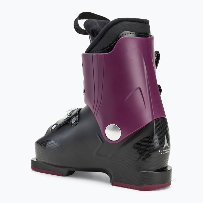 Detské lyžiarske topánky Atomic Hawx Kids 3 black/violet/pink 2