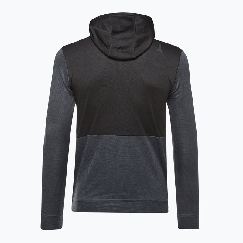 Pánska mikina Atomic Alps FZ Hoodie grey/black 2